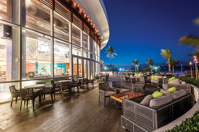 Caribar Terrace at Caribe Hilton, San Juan, Puerto Rico