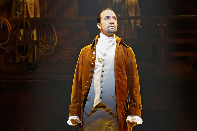 Lin-Manuel Miranda, Hamilton Performance, Credit: Joan Marcus