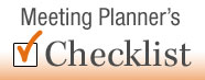 Meeting Planner's Checklist