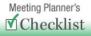 Meeting Planner's Checklist