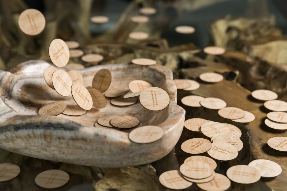 Recycled bamboo guest room keys