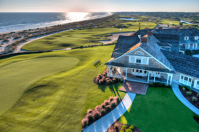 Ocean Course View Looking Back From Clubhouse