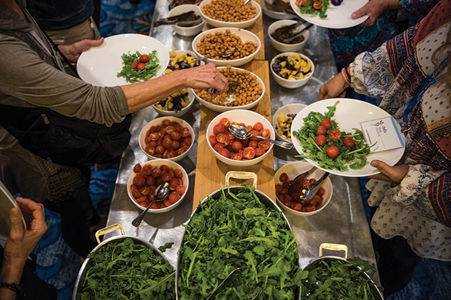 F&B Spread at Omni La Costa Resort & Spa