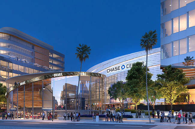 Chase Center Rendering, San Francisco