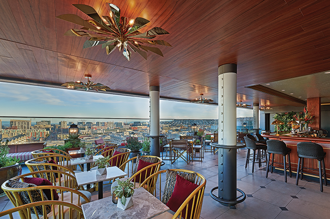 Everdene Rooftop Bar at Virgin Hotel San Francisco