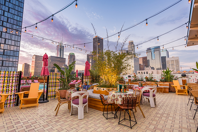 Broken Shaker Rooftop Bar at Freehand Los Angeles, Credit: Frank Lee