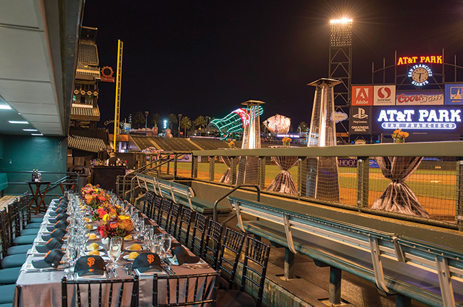 Group Dining at AT&T Park, San Francisco