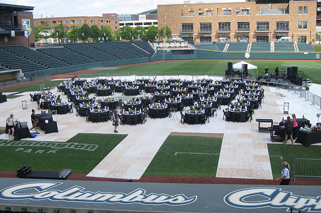 Reception at Huntington Park, Columbus, Ohio