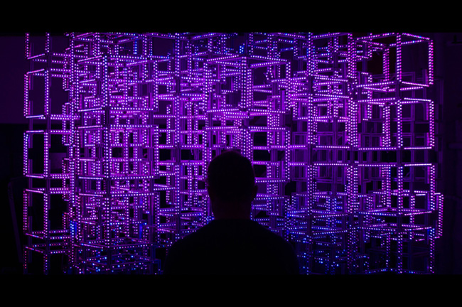 Sugar Cubes by Symmetry Labs, Purple LED Display