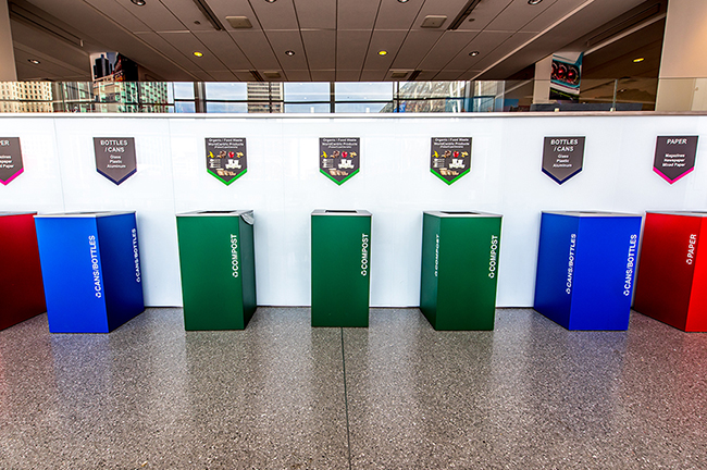 TCF Center Waste Diversion Stations