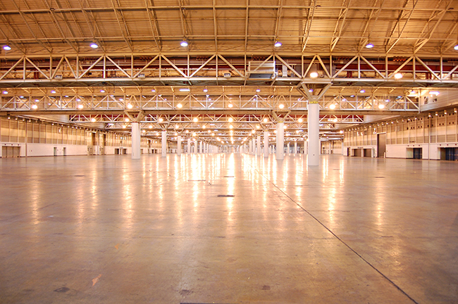 Ernest N. Memorial Convention Center Exhibit Hall Lighting