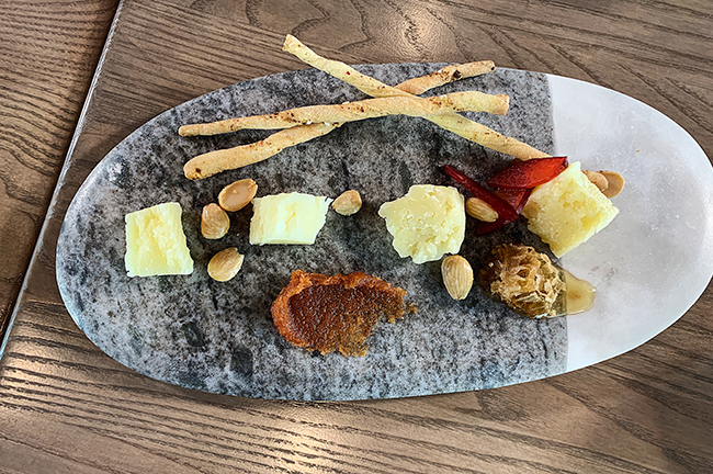 Cheese Spread During Tapas Meal at Toledo – Tapas, Steaks & Seafood