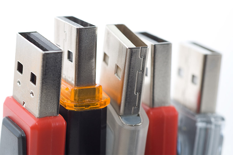 An Array of Colorful USB Drives