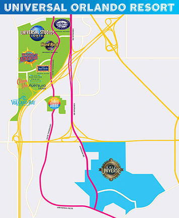 Universal Orlando Resort Map With Epic Universe, Credit: Universal Orlando Resort