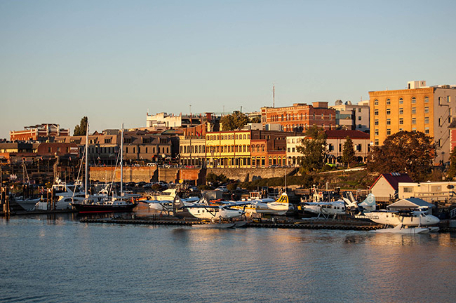 Old Town Victoria, British Columbia, at Dusk