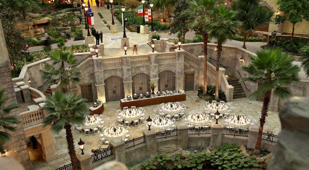 View of the terrace at Marriott