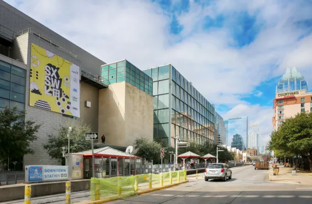 Photo of Austin Convention Center during SXSW.