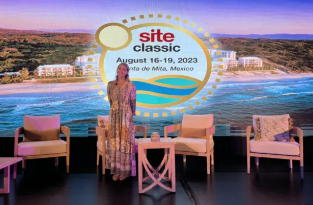 Taylor attending SITE Classic in Punta Mita, Mexico