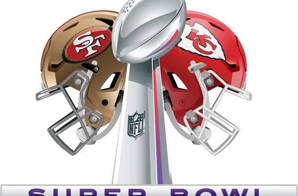 San Francisco 49ers and Kansas City Chiefs Helmets