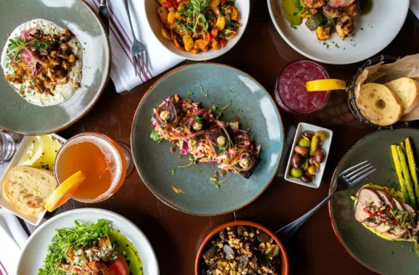 Boca Bistro tablescape 