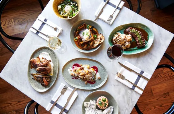 Death & Taxes tablescape