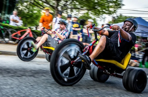 Adult Big Wheel Club's Big Wheel Relay Collection Challenge