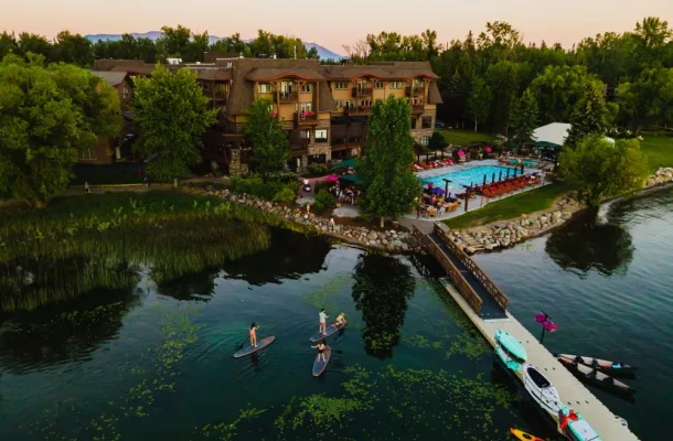 The Lodge at Whitefish Lake exterior