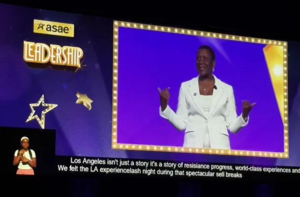 Michelle Mason presents at ASAE Annual Meetings & Exposition at Los Angeles Convention Center
