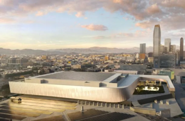 Los Angeles Convention Center Rendering. Credit: Populous.