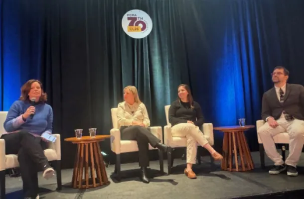 Photo of panel of meeting planners at PCMA Convening Leaders 2026