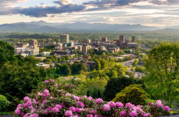 Downtown Asheville. 