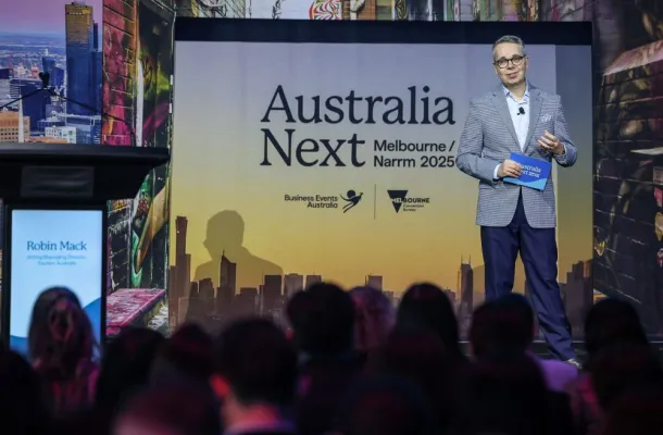 Robin Mack at Australia Next 2025. Credit: Tourism Australia