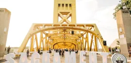 Event on Sacramento Tower Bridge