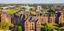 The Richardson Hotel aerial in Buffalo, New York