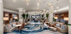Sheraton San Diego Resort lobby. Credit: Peregrine Hospitality.
