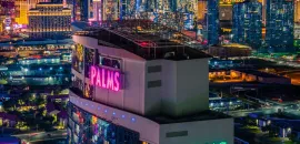 Aerial view Palms Casino Resort in Las Vegas