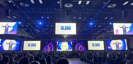 Reggie Aggarwal, CEO of Cvent, addresses the crowd during Cvent CONNECT 2025