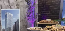 Signia by Hilton Indianapolis rendering seen at the topping out ceremony on October 3. 