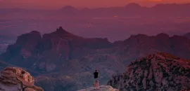 Sunset over Tucson