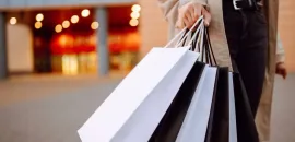 Shopping bag stock photo. 
