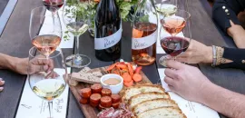 Valette Wines charcuterie board.