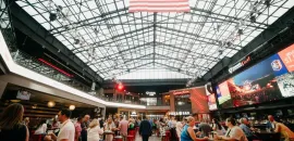Image of MPI WEC reception under an atrium in St. Louis.