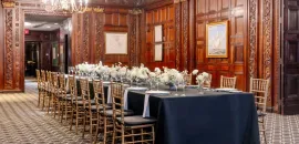 Hotel du Pont dinner setting