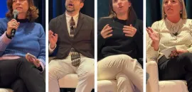 Photo of the medical meetings town hall panelists.