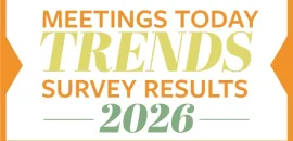 2026 Meetings Today Trends Survey Results logo.