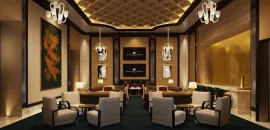 Lusso Lounge living room rendering. Credit: The Venetian Resort Las Vegas