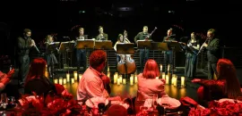 Melbourne Symphony Orchestra performance during media lunch at Playhouse. Credit: Tourism Australia