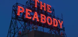 Rooftop sign at The Peabody Memphis. Credit: The Peabody Memphis