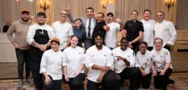 Seven Nations' dinner chefs and JWU students