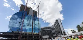 Hard Rock Las Vegas Hotel & Casino under construction.